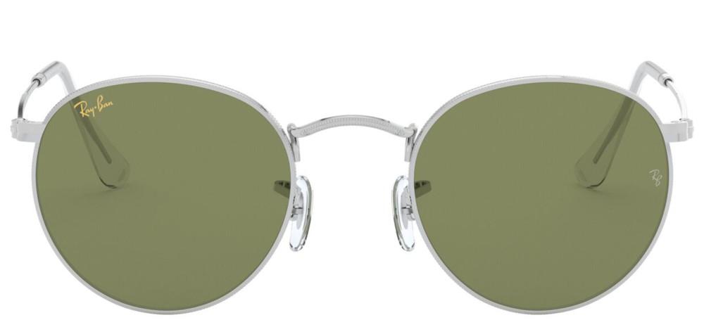 ray ban round metal argento Big sale - OFF 71%