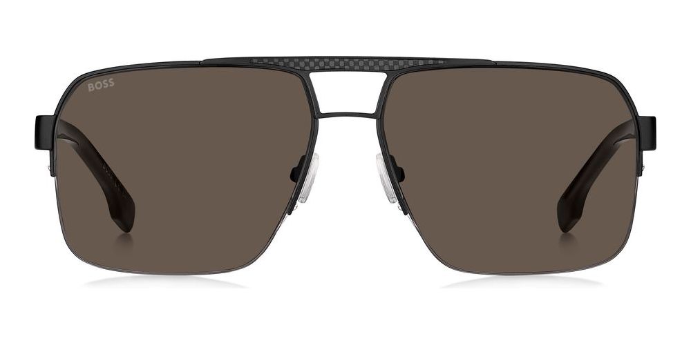 BOSS BOSS 1767/S MATTE BLACK/GREY 60/15/150 Men's Sunglasses - Picture 2 of 4