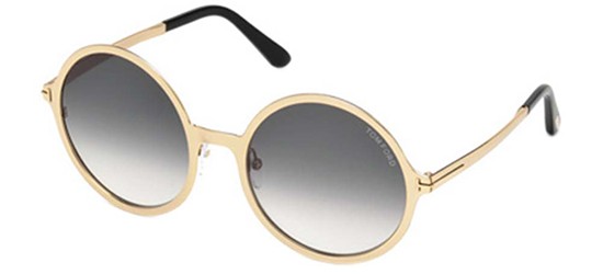tom ford ava round sunglasses