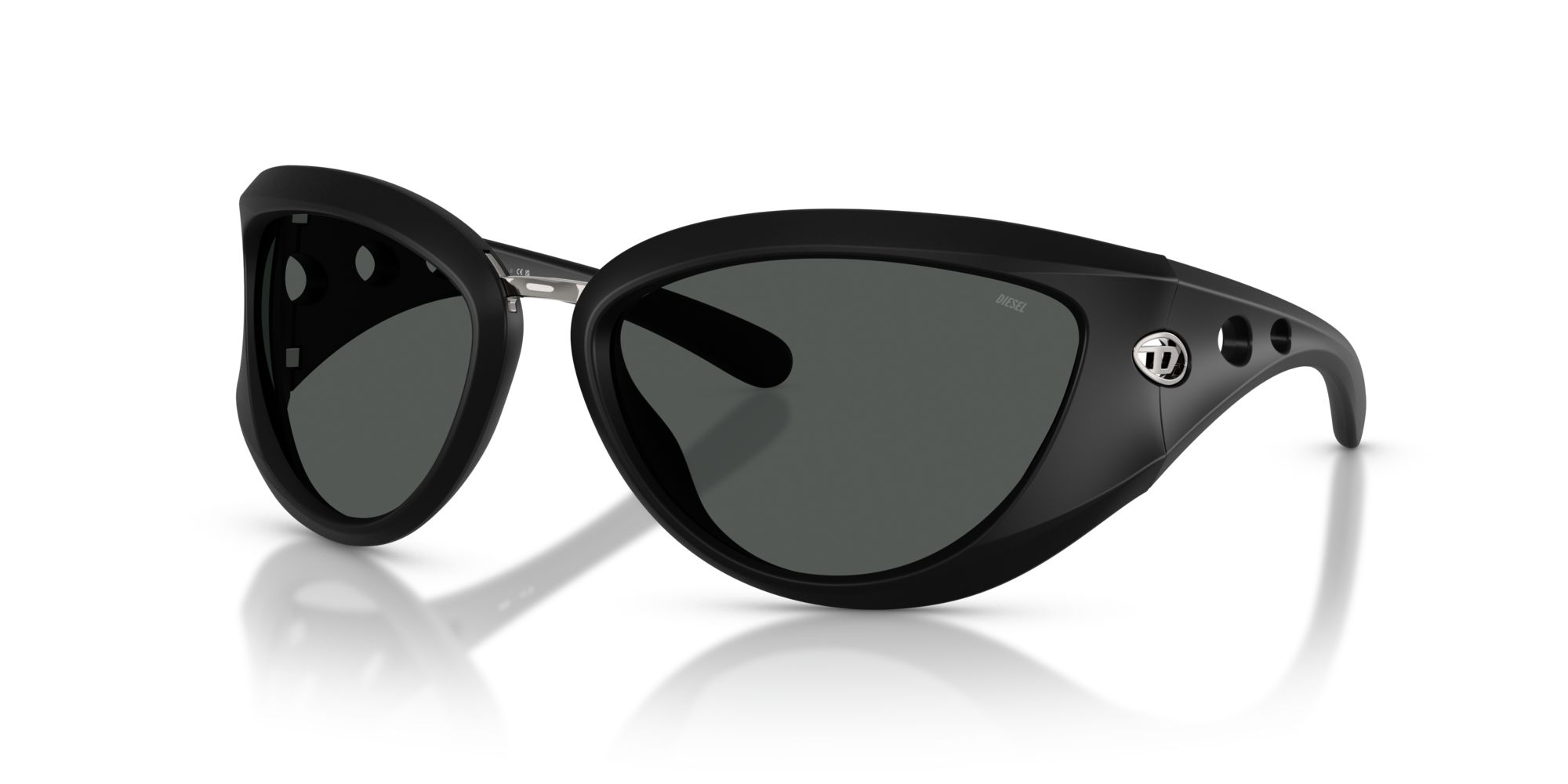 Black Diesel Sunglasses Unisex Diesel Everyday style sunglasses - Sunglasses - Unisex  main image 2