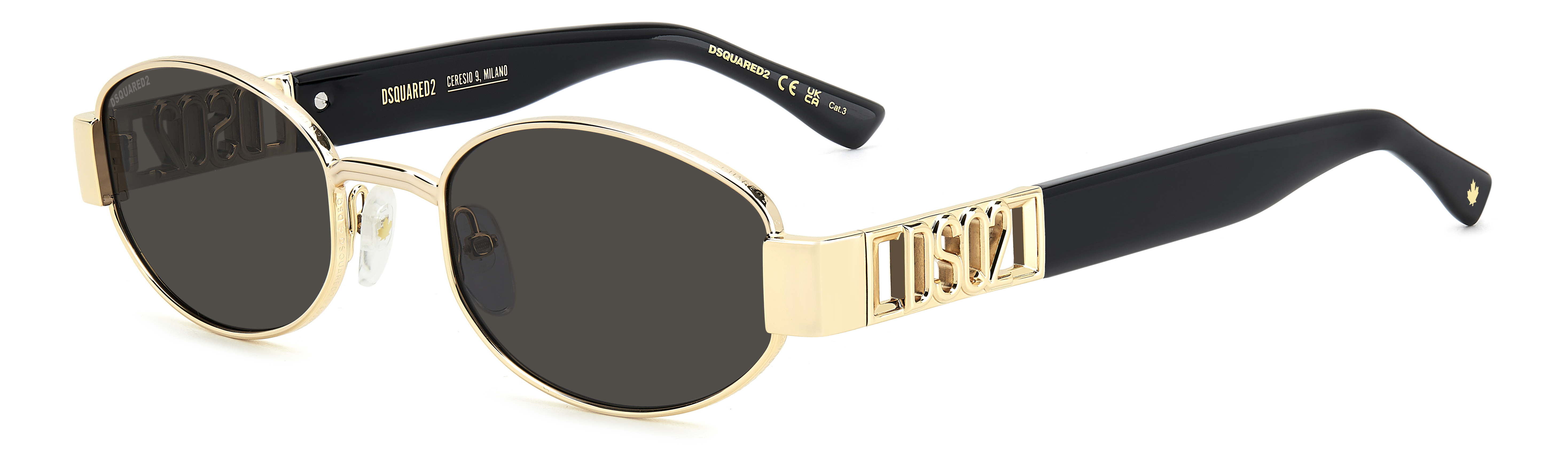 Dsquared2 D2 0155/S ROSE GOLD/GREY 53/21/145 men Sunglasses