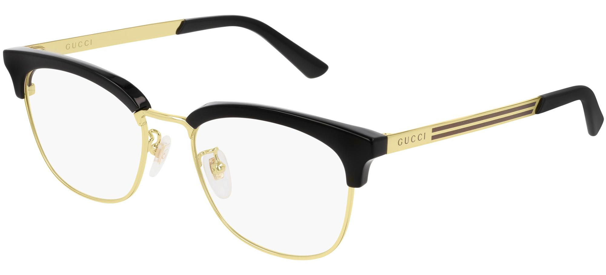 gold gucci frames men