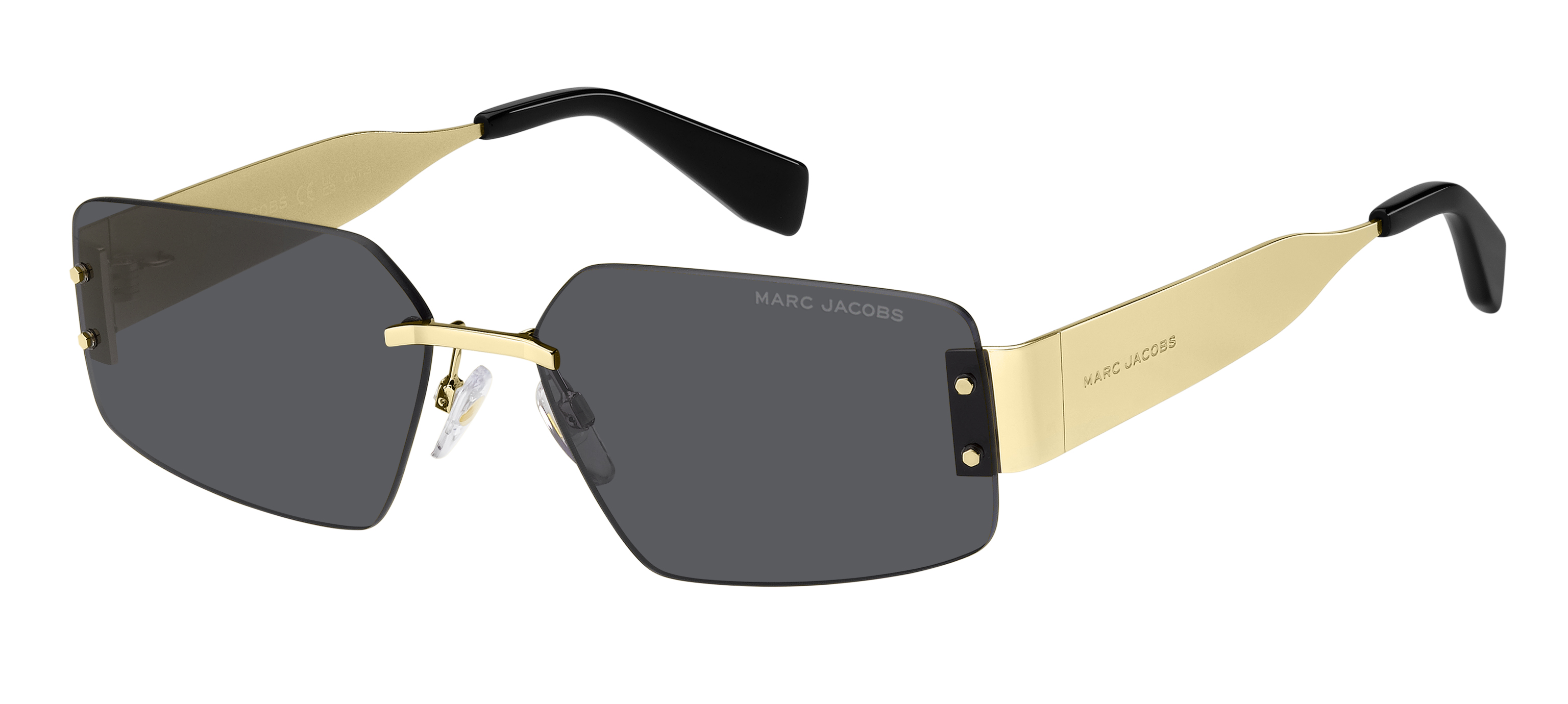 Occhiali da Sole Marc Jacobs MARC 875/S GOLD BLACK/GREY 59/15/140 Unisex
